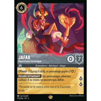 Item Jafar - Hypnotiseur tyrannique - 172/204 - SSK - Ciel Scintillant - Brillante - Premium - Français