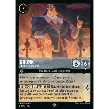 Item Kronk - Chef de la sécurité - 185/204 - SSK - Ciel Scintillant - Brillante - Premium - Français