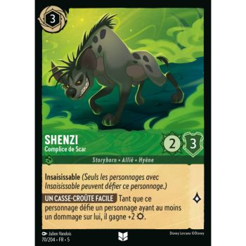 Item Shenzi - Complice de Scar - 70/204 - SSK - Ciel Scintillant - Brillante - Premium - Français