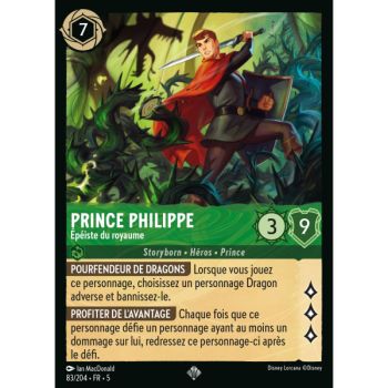 Item Prince Philippe - Épéiste du royaume - 83/204 - SSK - Ciel Scintillant - Brillante - Premium - Français