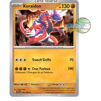 Item Koraidon - Reverse 124/198 - Ecarlate et Violet