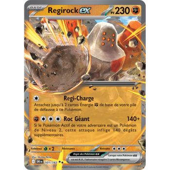 Item Regirock-ex - Double Rare 101/182 - Ecarlate et Violet 10 Rivalités Destinées