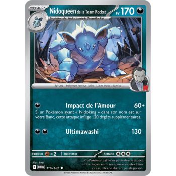 Item Nidoqueen de la Team Rocket - Reverse 116/182 - Ecarlate et Violet 10 Rivalités Destinées