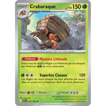 Item Crabaraque - Reverse 12/182 - Ecarlate et Violet 10 Rivalités Destinées