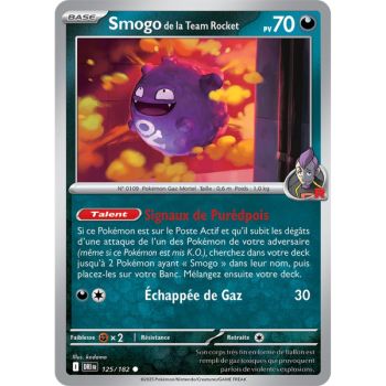 Item Smogo de la Team Rocket - Reverse 125/182 - Ecarlate et Violet 10 Rivalités Destinées