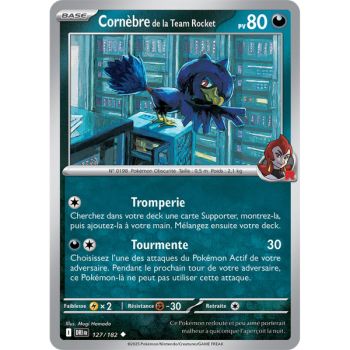 Item Cornèbre de la Team Rocket - Peu Commune 127/182 - Ecarlate et Violet 10 Rivalités Destinées
