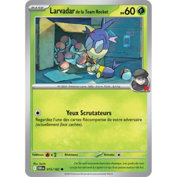 Item Larvadar de la Team Rocket - Reverse 15/182 - Ecarlate et Violet 10 Rivalités Destinées