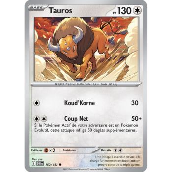 Item Tauros - Commune 152/182 - Ecarlate et Violet 10 Rivalités Destinées