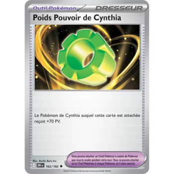 Item Poids Pouvoir de Cynthia - Peu Commune 162/182 - Ecarlate et Violet 10 Rivalités Destinées