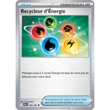 Item Recycleur d’Énergie - Peu Commune 164/182 - Ecarlate et Violet 10 Rivalités Destinées