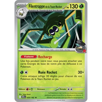 Item Filentrappe de la Team Rocket - Reverse 20/182 - Ecarlate et Violet 10 Rivalités Destinées
