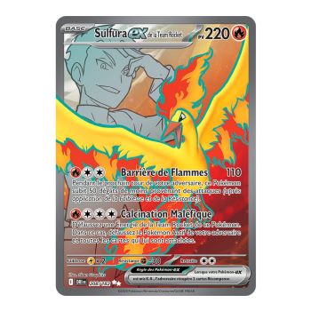 Sulfura Ex de la Team Rocket - Ultra Rare 208/182 - Ecarlate et Violet 10 Rivalités Destinées