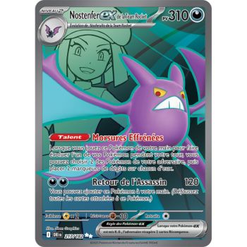 Item Nostenfer Ex de la Team Rocket - Ultra Rare 217/182 - Ecarlate et Violet 10 Rivalités Destinées