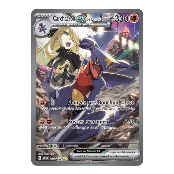 Carchacrok-exde Cynthia - Special Illustration Rare 232/182 - Ecarlate et Violet 10 Rivalités Destinées