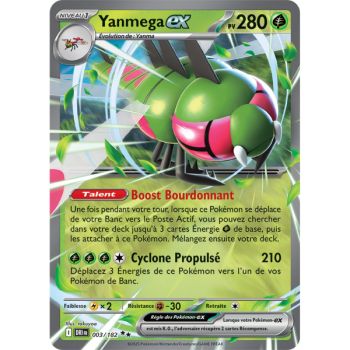 Item Yanmega-ex - Double Rare 3/182 - Ecarlate et Violet 10 Rivalités Destinées