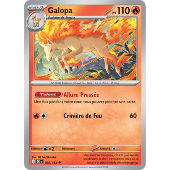 Item Galopa - Reverse 30/182 - Ecarlate et Violet 10 Rivalités Destinées
