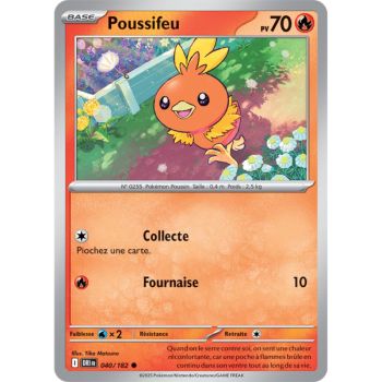 Item Poussifeu - Commune 40/182 - Ecarlate et Violet 10 Rivalités Destinées