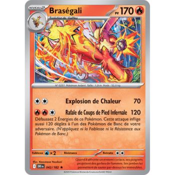 Item Braségali - Holo Rare 42/182 - Ecarlate et Violet 10 Rivalités Destinées