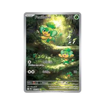 Item Feuillajou - Illustration Rare 89/86 - Ecarlate et Violet 10.5 Foudre Noire