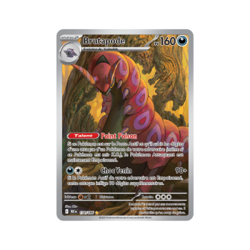 Item Brutapode - Illustration Rare 134/86 - Ecarlate et Violet 10.5 Foudre Noire