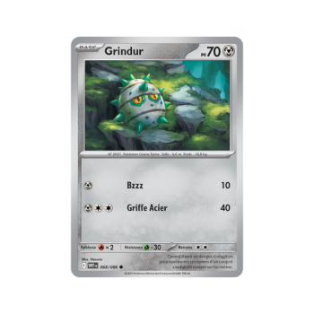 Item Grindur - Reverse Pokéball 68/86 - Ecarlate et Violet 10.5 Flamme Blanche