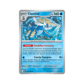 Item Clamiral - Reverse 23/86 - Ecarlate et Violet 10.5 Flamme Blanche