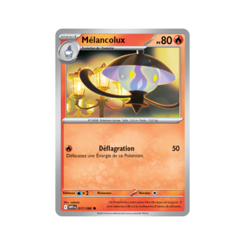 Item Mélancolux - Reverse 17/86 - Ecarlate et Violet 10.5 Flamme Blanche