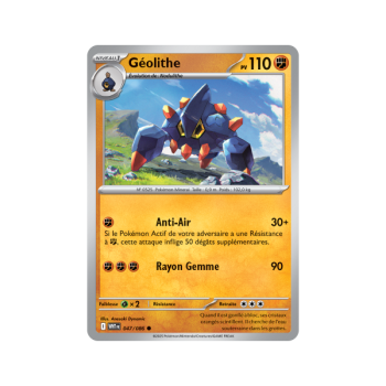 Item Géolithe - Reverse 47/86 - Ecarlate et Violet 10.5 Flamme Blanche