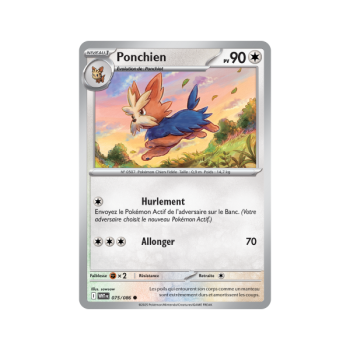 Item Ponchien - Reverse 75/86 - Ecarlate et Violet 10.5 Flamme Blanche