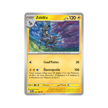Item Zéblitz - Peu Commune 32/86 - Ecarlate et Violet 10.5 Flamme Blanche