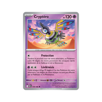 Item Cryptéro - Peu Commune 38/86 - Ecarlate et Violet 10.5 Flamme Blanche