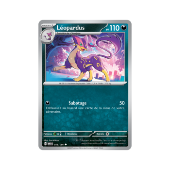 Item Léopardus - Peu Commune 56/86 - Ecarlate et Violet 10.5 Flamme Blanche