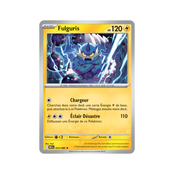 Item Fulguris - Holo Rare 33/86 - Ecarlate et Violet 10.5 Foudre Noire