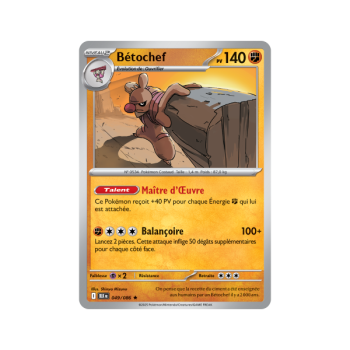 Item Bétochef - Holo Rare 49/86 - Ecarlate et Violet 10.5 Foudre Noire