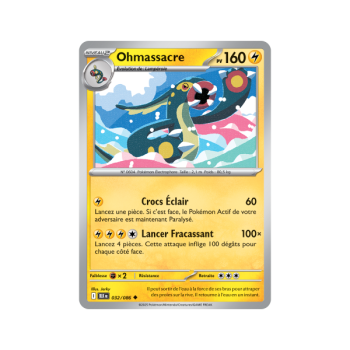 Item Ohmassacre - Peu Commune 32/86 - Ecarlate et Violet 10.5 Foudre Noire