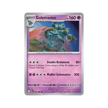 Item Golemastoc - Peu Commune 43/86 - Ecarlate et Violet 10.5 Foudre Noire
