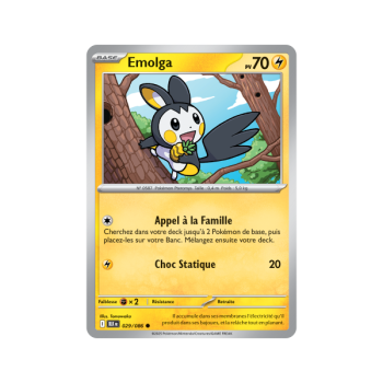 Item Emolga - Commune 29/86 - Ecarlate et Violet 10.5 Foudre Noire
