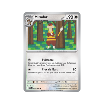 Item Miradar - Reverse Masterball 73/86 - Ecarlate et Violet 10.5 Flamme Blanche