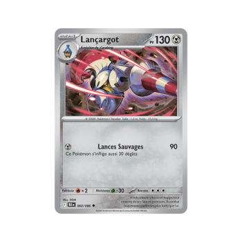 Item Lançargot - Reverse Masterball 60/86 - Ecarlate et Violet 10.5 Foudre Noire