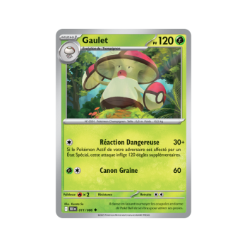 Item Gaulet - Reverse Pokéball 11/86 - Ecarlate et Violet 10.5 Foudre Noire