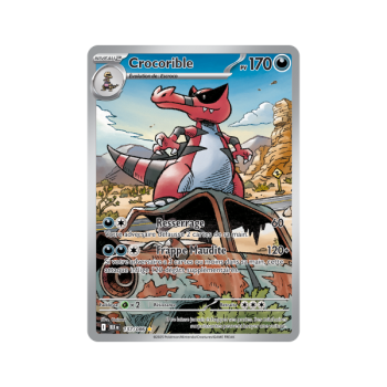 Item Crocorible - Illustration Rare 137/86 - Ecarlate et Violet 10.5 Foudre Noire