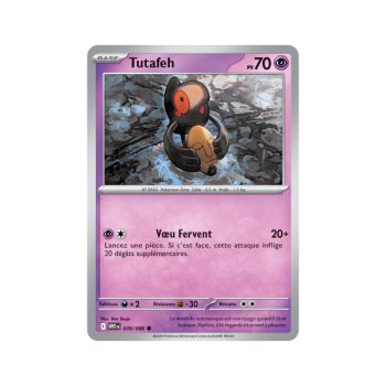 Item Tutafeh - Reverse Masterball 39/86 - Ecarlate et Violet 10.5 Flamme Blanche