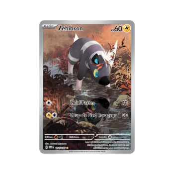 Item Zébibron - Illustration Rare 114/86 - Ecarlate et Violet 10.5 Flamme Blanche