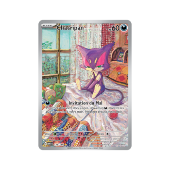 Item Chacripan - Illustration Rare 136/86 - Ecarlate et Violet 10.5 Flamme Blanche