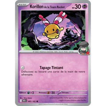 Item Korillon de la Team Rocket - Reverse 85/182 - Ecarlate et Violet 10 Rivalités Destinées