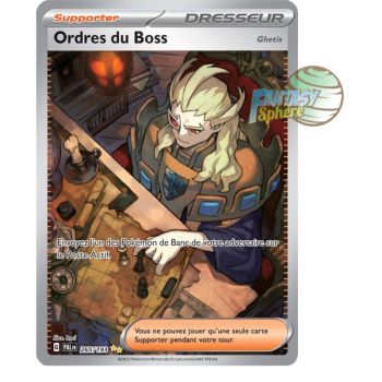 Item Ordres du Boss (Ghetis) - Special Illustration Rare 265/193 - Ecarlate et Violet Evolution à Paldea