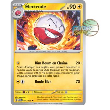 Item Électrode - Reverse 101/165 - Ecarlate et Violet 151