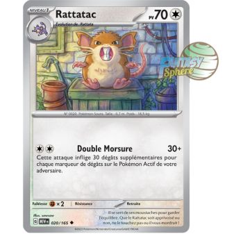 Item Rattatac - Peu Commune 20/165 - Ecarlate et Violet 151