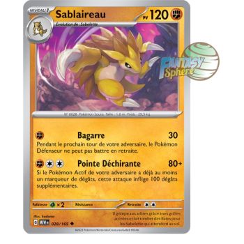 Item Sablaireau - Peu Commune 28/165 - Ecarlate et Violet 151