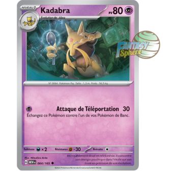 Item Kadabra - Peu Commune 64/165 - Ecarlate et Violet 151